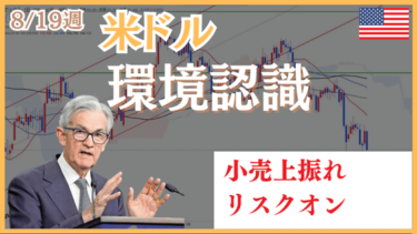 8/19週の米ドル（USD）環境認識・金利織り込み状況